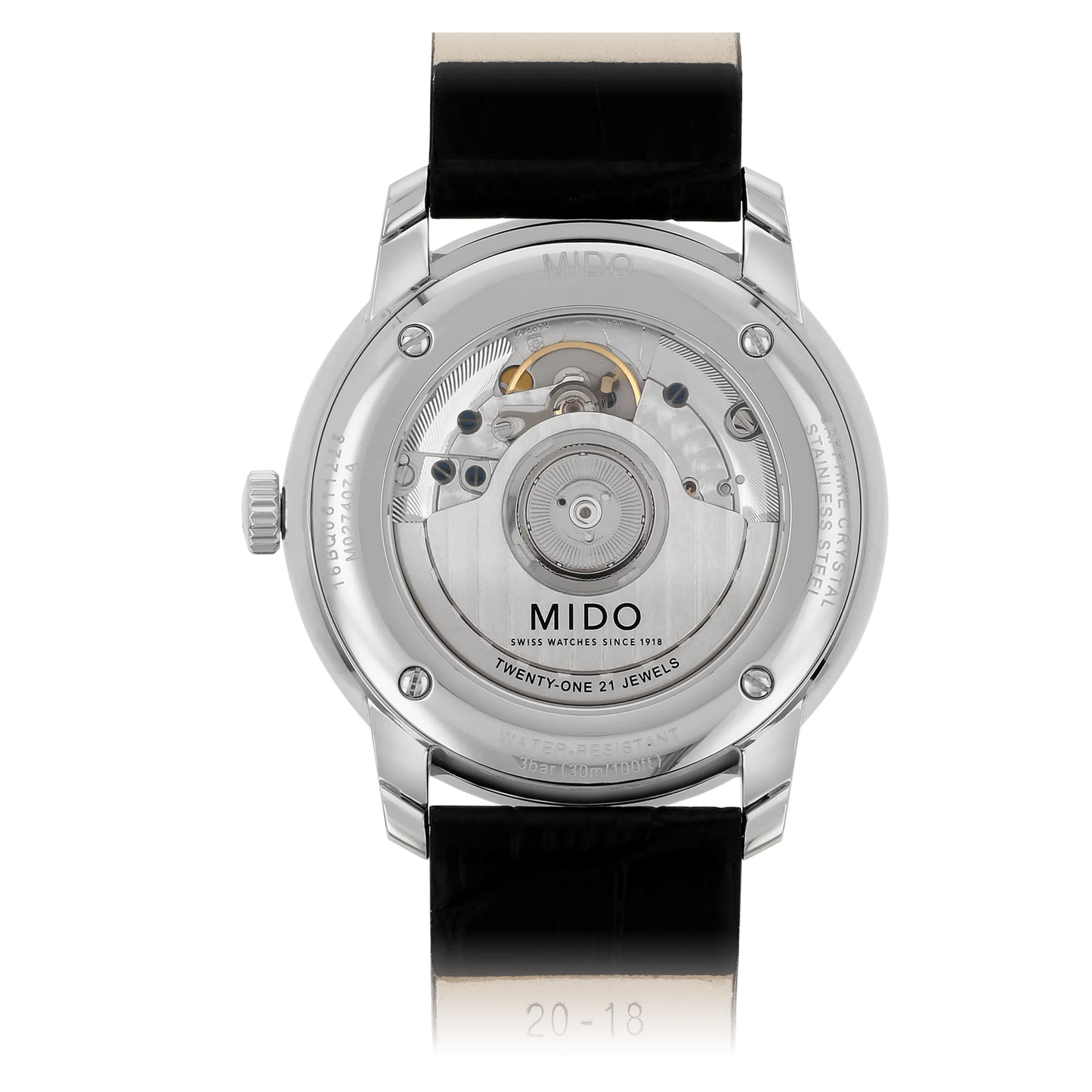 Mido Baroncelli Heritage Gent White
