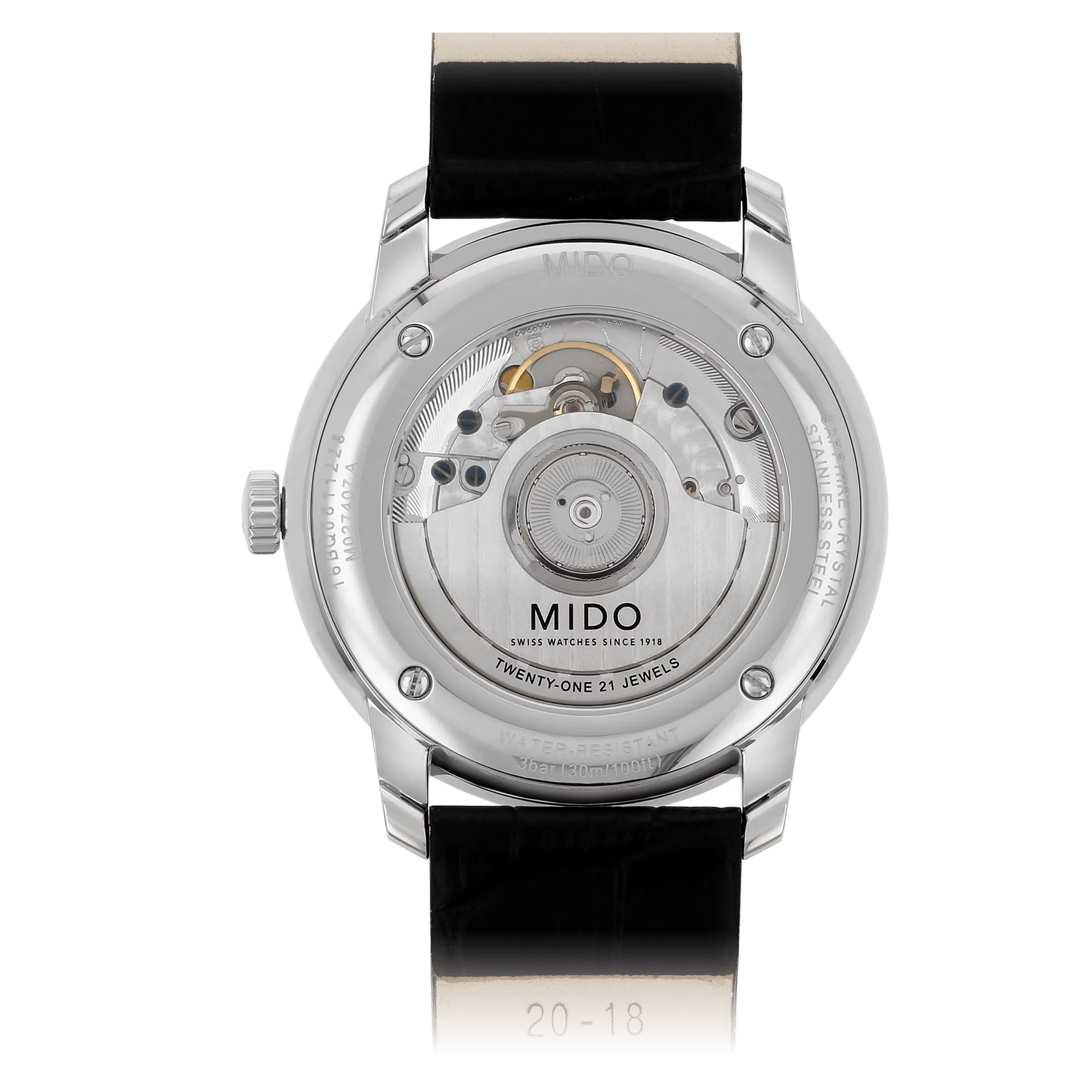 Mido Baroncelli Heritage Gent White