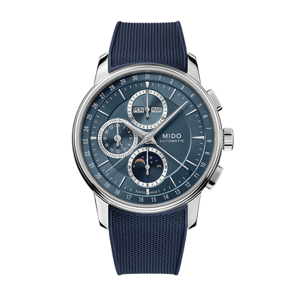 Mido Baroncelli Chronograph Moonphase Blue