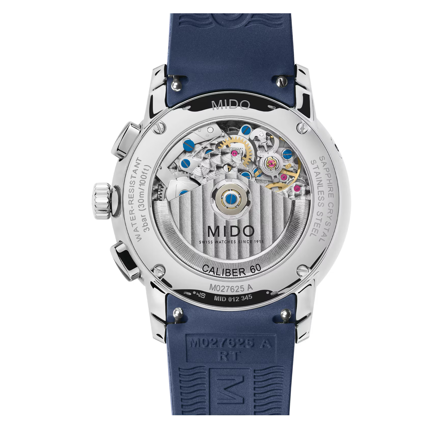 Mido Baroncelli Chronograph Moonphase Blue