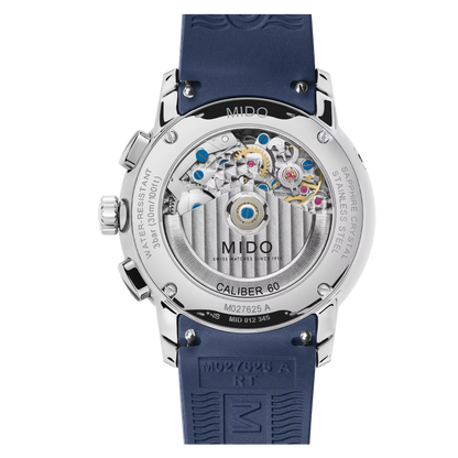 Mido Baroncelli Chronograph Moonphase Blue