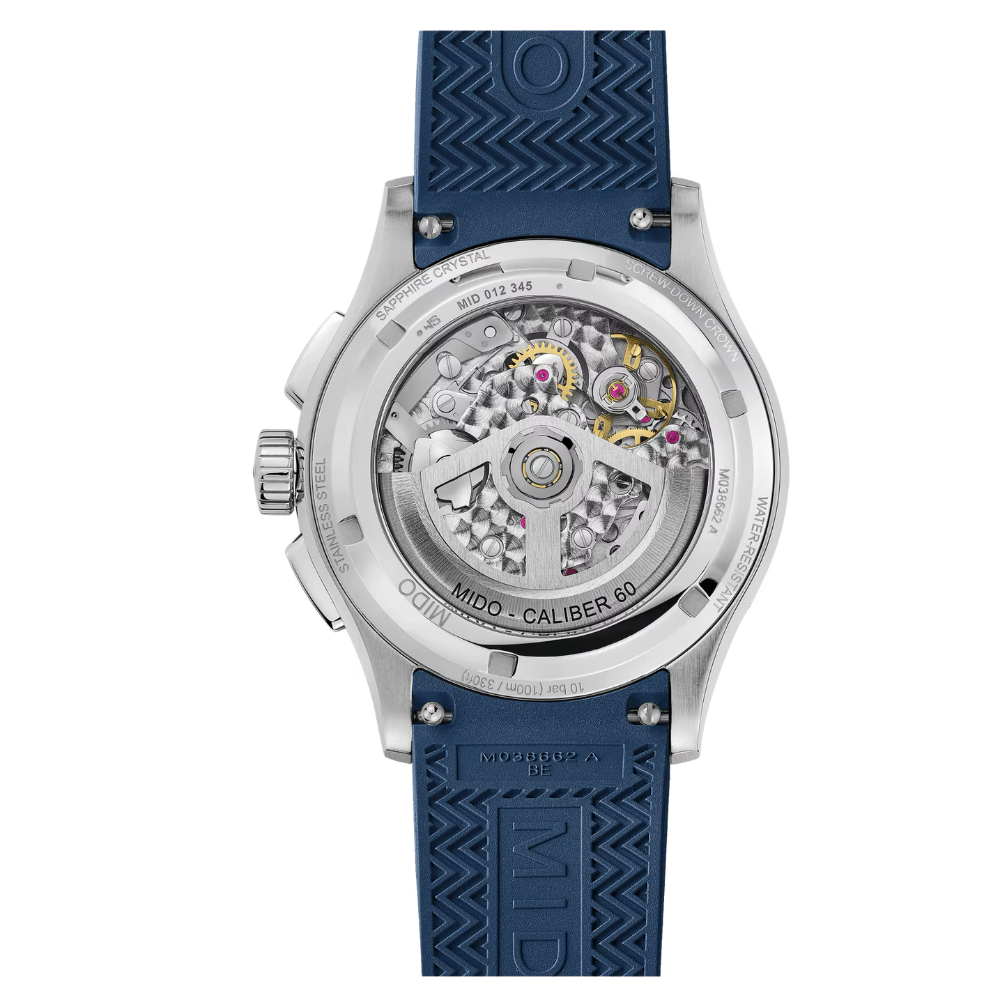 Mido Multifort Skeleton Chronograph Blue