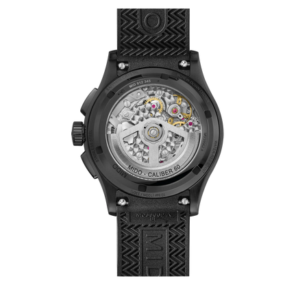 Mido Multifort Skeleton Chronograph Black