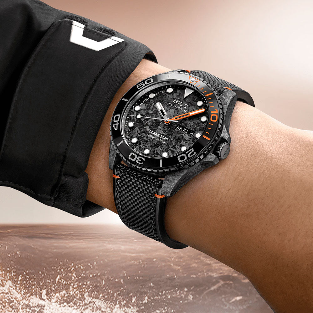 Mido Ocean Star 200C Carbon | King Jewelers