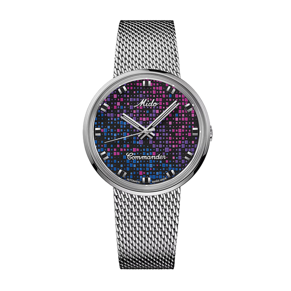 ミィです Mido Commander 1959 Pixel Dial 37mm Watch | King Jewelers