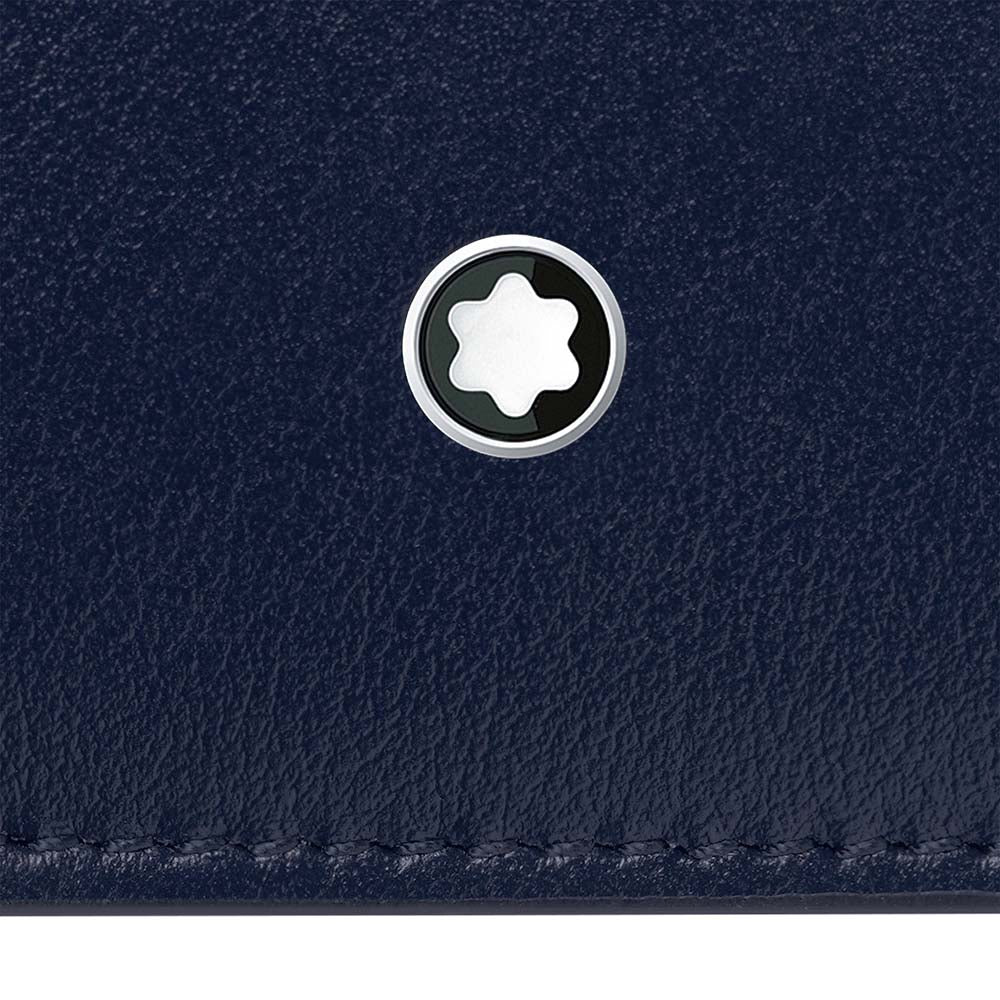 Montblanc Meisterstuck Wallet 6CC Ink Blue | King Jewelers