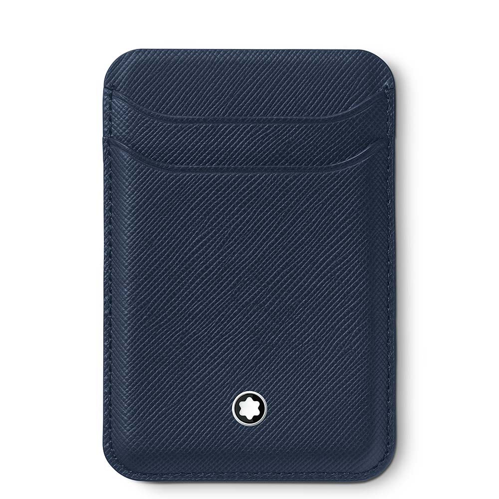 MONTBLANC ケース Montblanc Sartorial 2CC Magsafe Ink Blue | King Jewelers