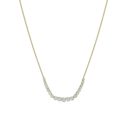 Kwiat Demi-Riviera Necklace with Diamonds in 18K Yellow Gold