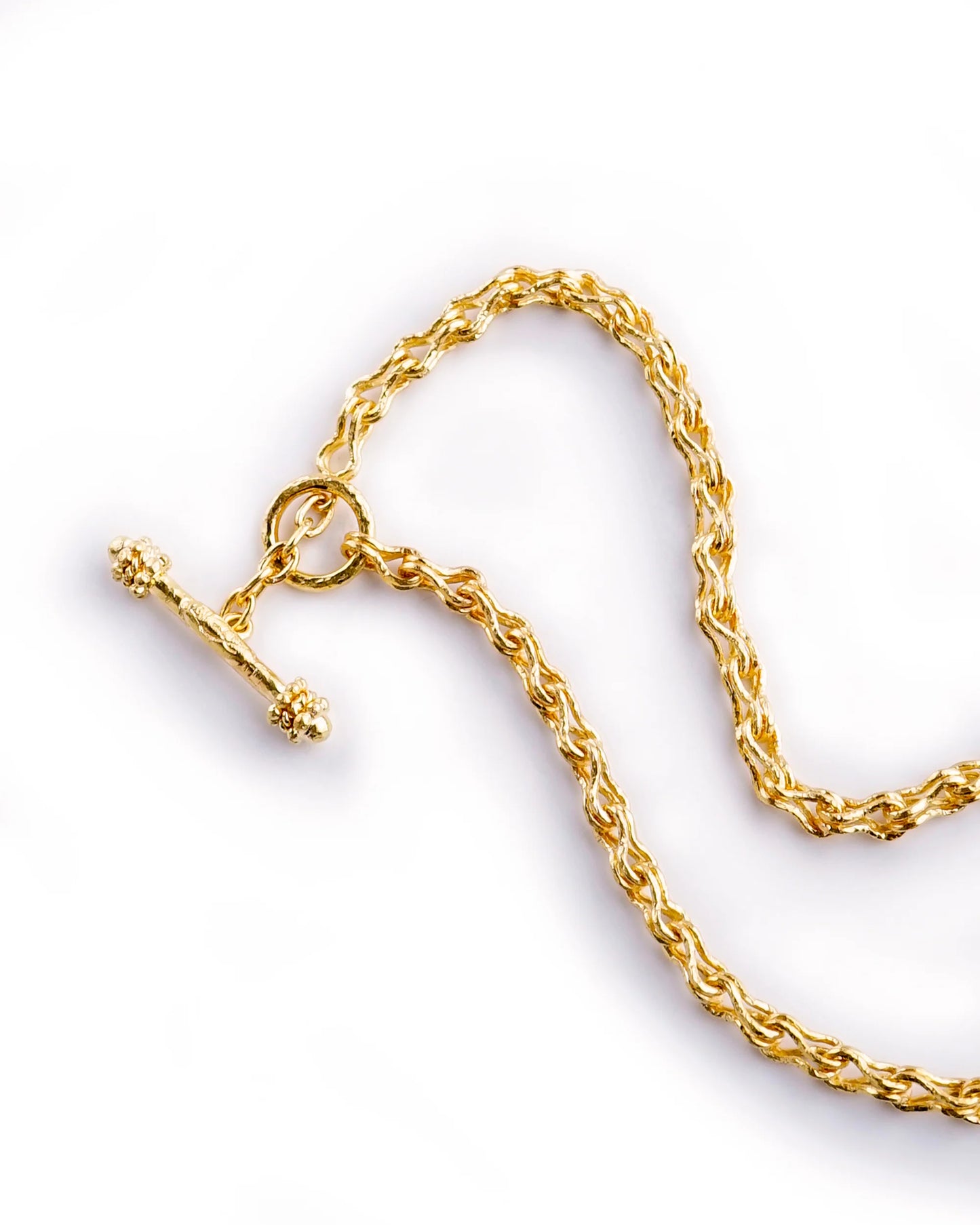 Elizabeth Locke 21" Giulia Chain Necklace 19K Yellow Gold