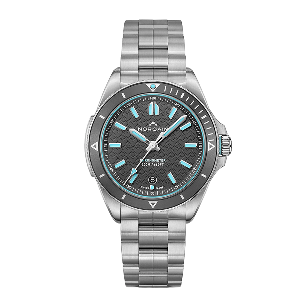 NORQAIN Adventure 40mm Grey Steel Bracelet