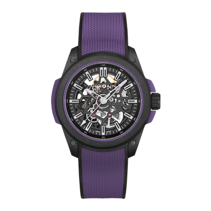 NORQAIN Wild ONE Skeleton 42mm Purple Limited Edition