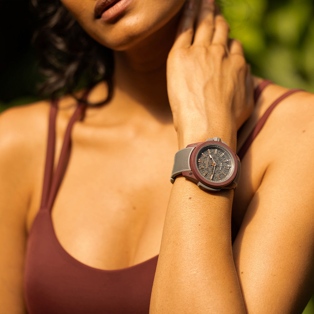 NORQAIN Wild ONE Burgundy Gray Limited Edition | King Jewelers