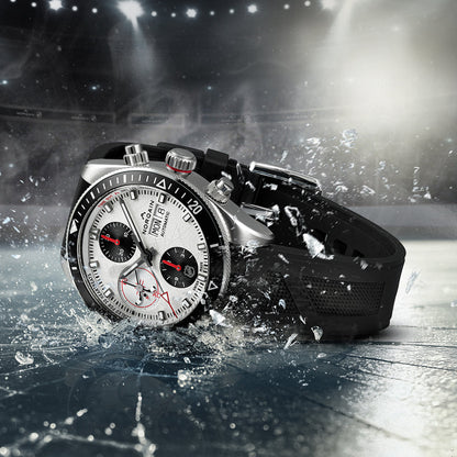 NORQAIN Adventure Chrono NHL Limited Edition White Dial - View 3
