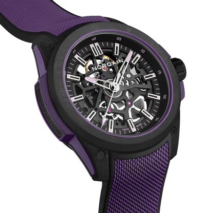 NORQAIN Wild ONE Skeleton 42mm Purple Limited Edition