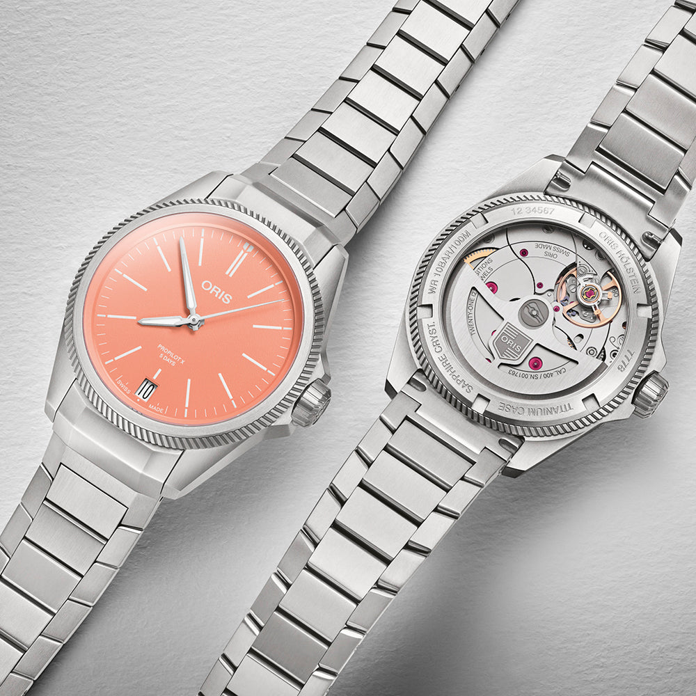 Oris ProPilot X Calibre 400 Pink Dial Watch | King Jewelers