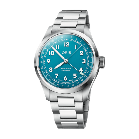 Oris Big Crown ProPilot Pointer Date 40mm Blue Bracelet Watch