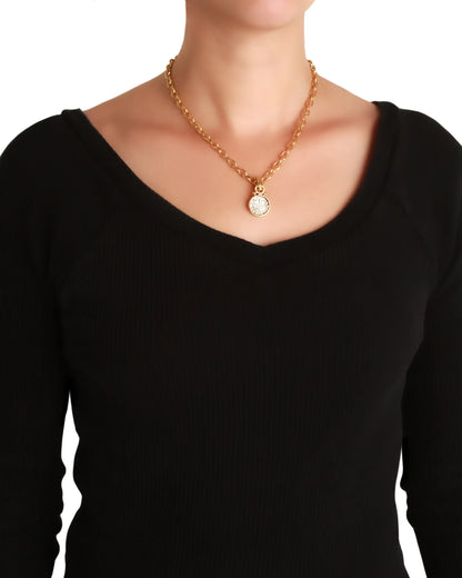 Elizabeth Locke Ancient Silver Coin Crusader Pendant