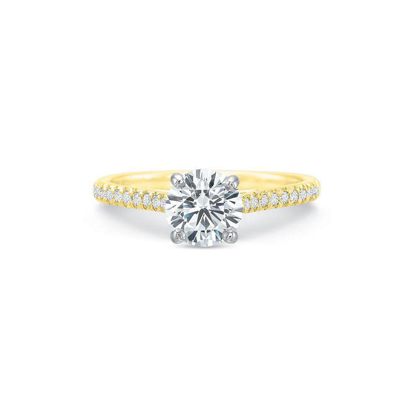 Precision Set New Aire Yellow Gold Ring 2032 | King Jewelers