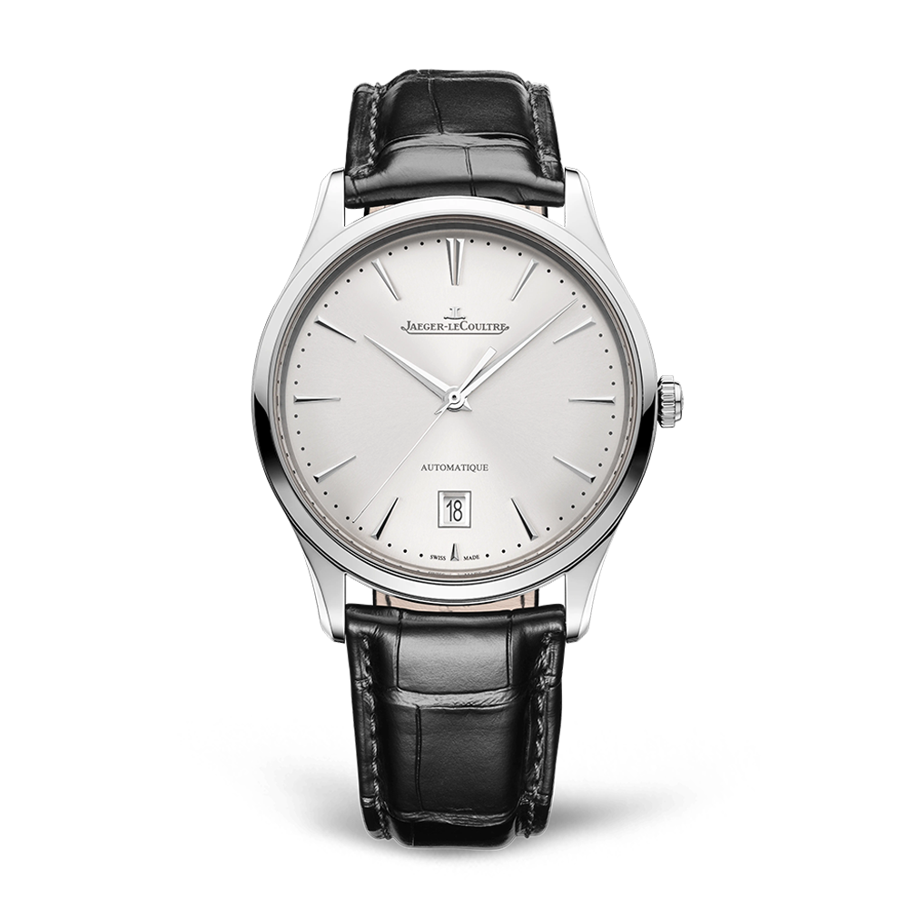 Jaeger-LeCoultre Master Ultra Thin Date 39mm Stainless Steel Silver Dial