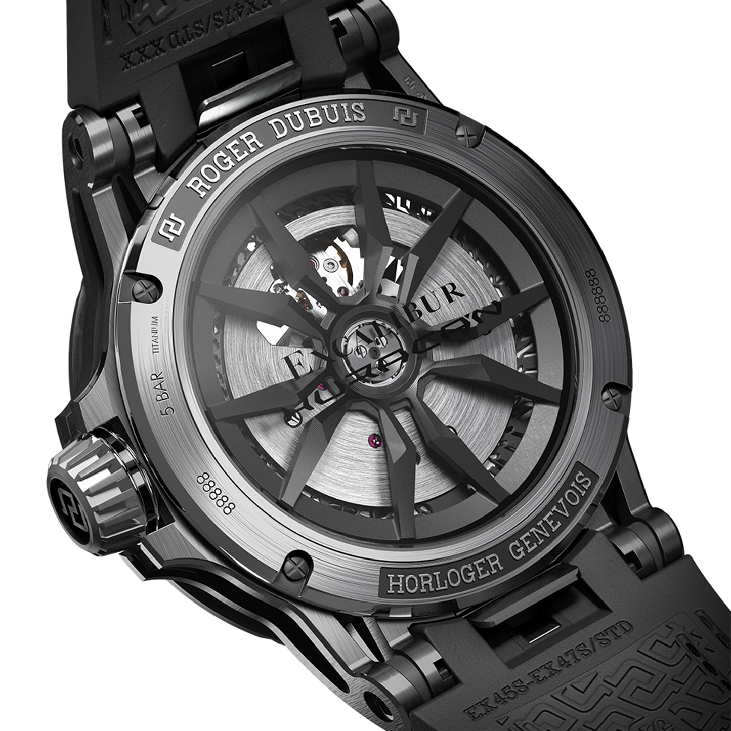 Roger Dubuis Excalibur Spider Monobalancier Huracán Titanium