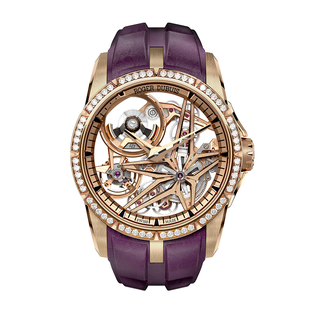 Roger Dubuis Excalibur Monobalancier Pink Gold Diamond