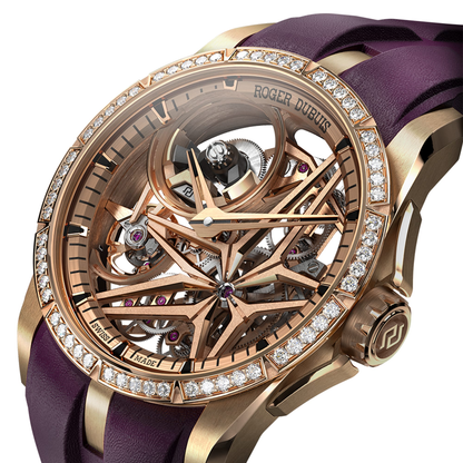 Roger Dubuis Excalibur Monobalancier Pink Gold Diamond