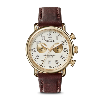 Shinola Runwell Chrono 41mm Gold