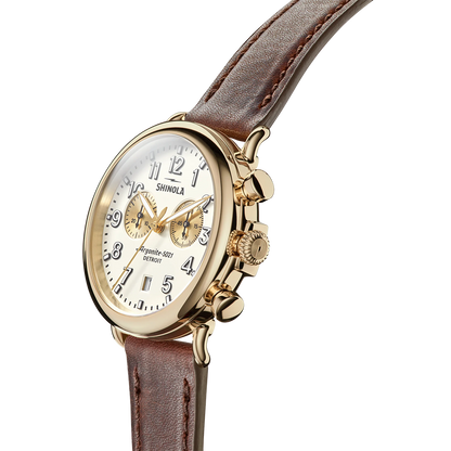 Shinola Runwell Chrono 41mm Gold