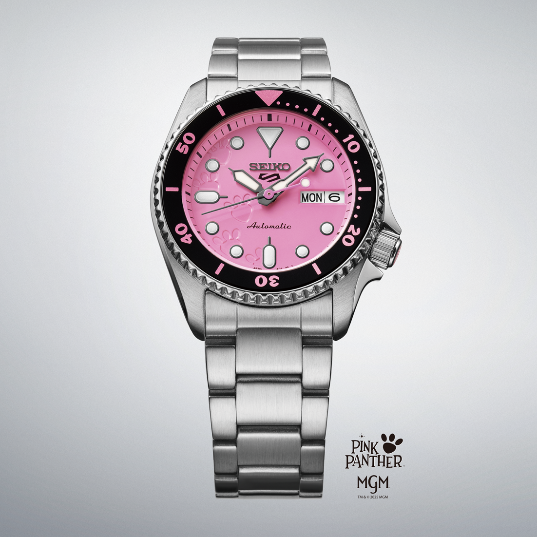 Seiko 5 Sports SRPM07 Pink Panther Limited Edition 2