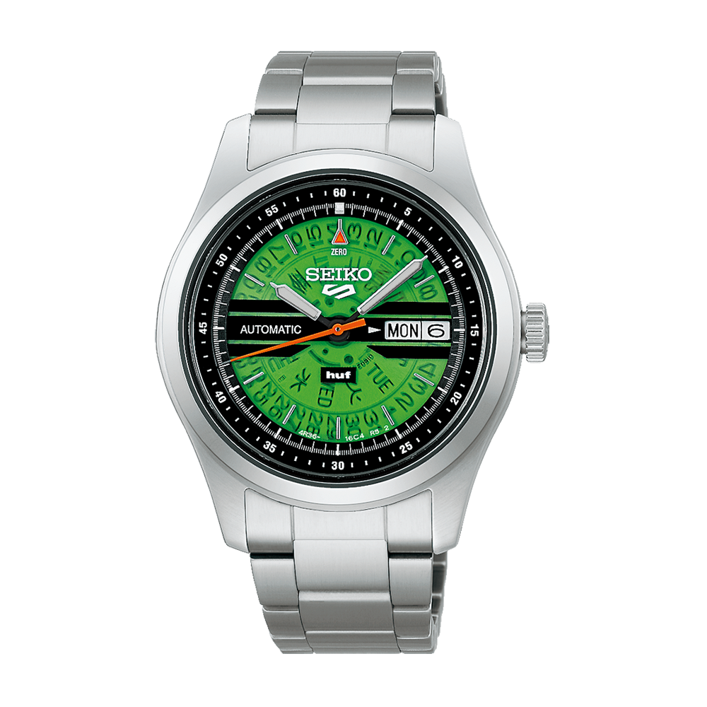 Seiko 5 Sports HUF Limited Edition SRPM09 green