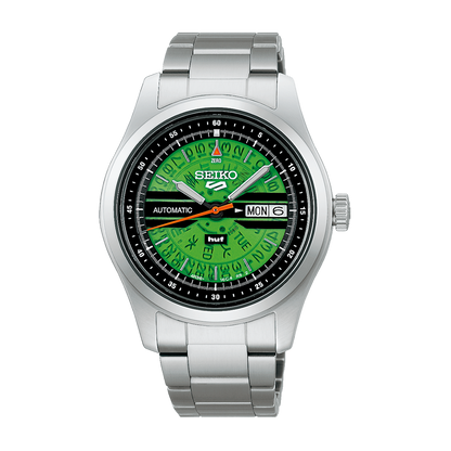 Seiko 5 Sports HUF Limited Edition SRPM09 green