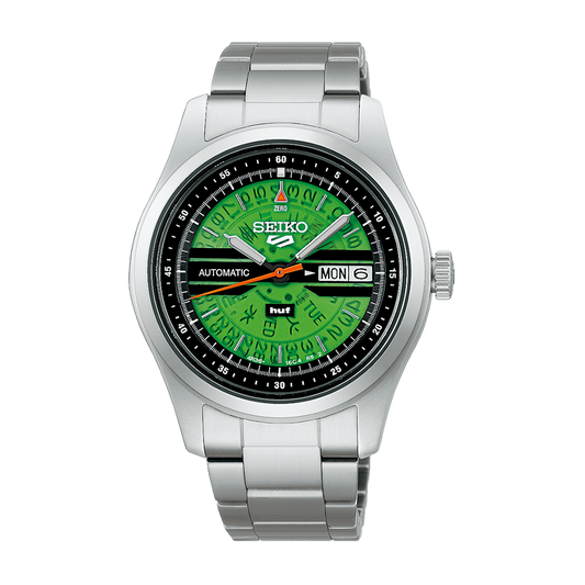 Seiko 5 Sports HUF Limited Edition SRPM09 green