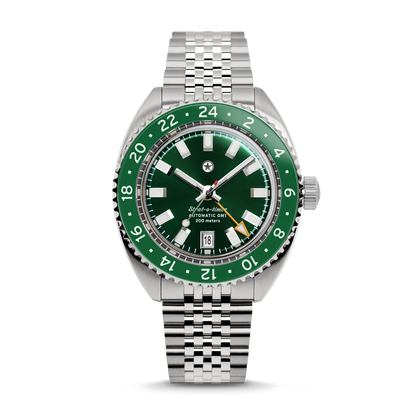 Jack Mason Strat-o-timer GMT 40mm Magnolia Green Dial