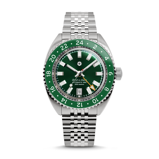 Jack Mason Strat-o-timer GMT 40mm Magnolia Green Dial