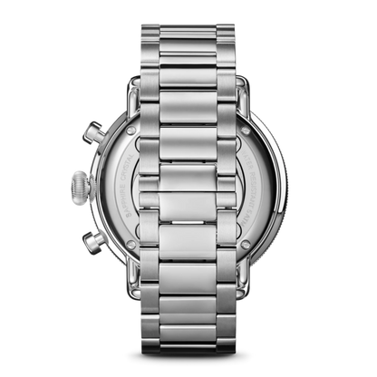 Shinola Canfield Chronograph 43mm Dark Olive Dial Stainless Steel Bracelet Watch