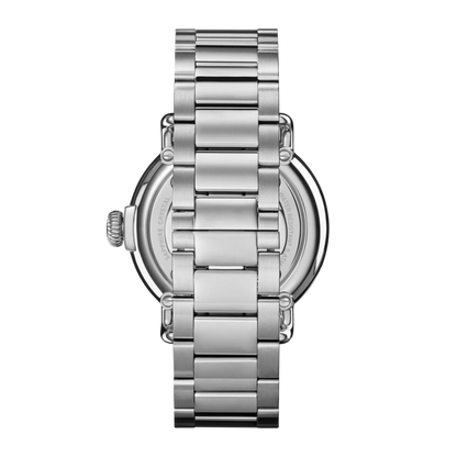 Shinola Runwell 36mm Cadet Blue Mother of Pearl Dial Stainless Steel Bracelet Watch