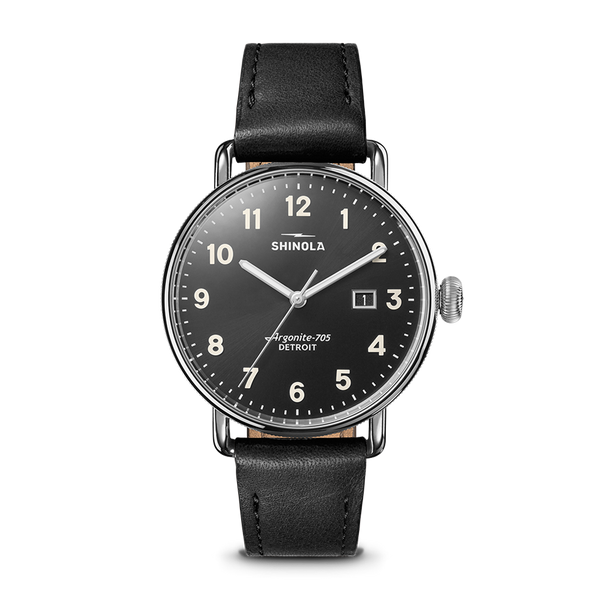 カルドハイム　バンドル Shinola Canfield 38mm Black Dial Black Leather Strap Watch – King