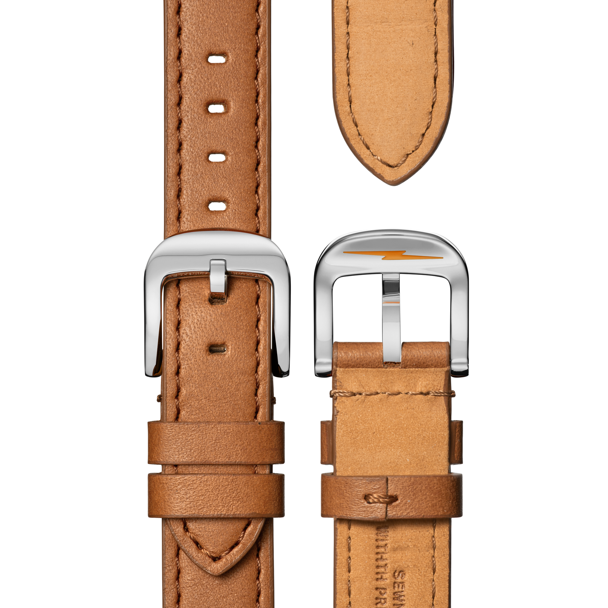 Shinola Canfield 38mm Astro Blue Dial Tan Leather Strap Watch