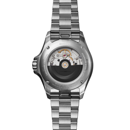 Shinola Monster Lake Michigan 39mm Lake Blue Mother of Pearl Dial Stainless Steel Bracelet Watch