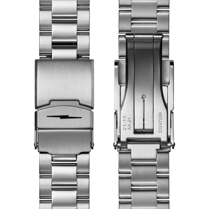 Shinola Monster Lake Huron 39mm Sun Lake Yellow Dial Stainless Steel Bracelet Watch