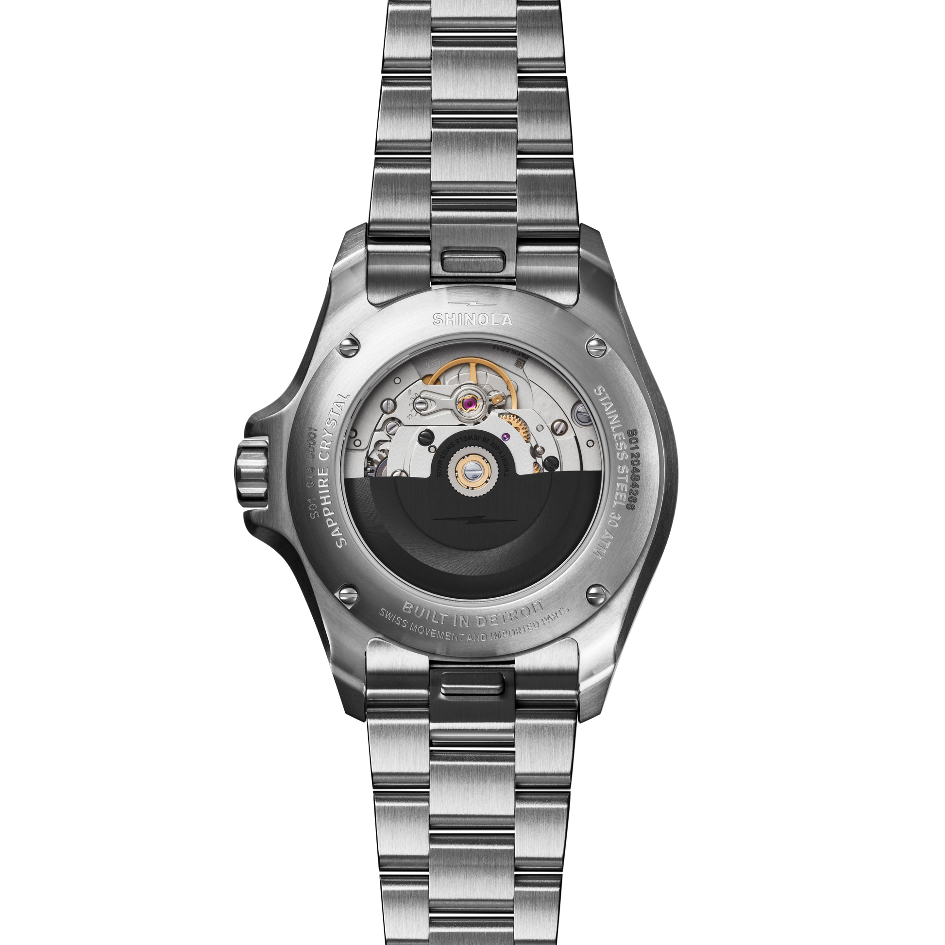 Shinola Monster Lake Ontario 39mm Green Mother of Pearl Dial