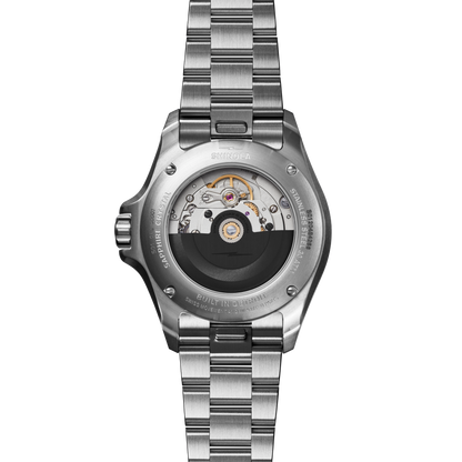 Shinola Monster Lake Ontario 39mm Green Mother of Pearl Dial Stainless Steel Bracelet Watch