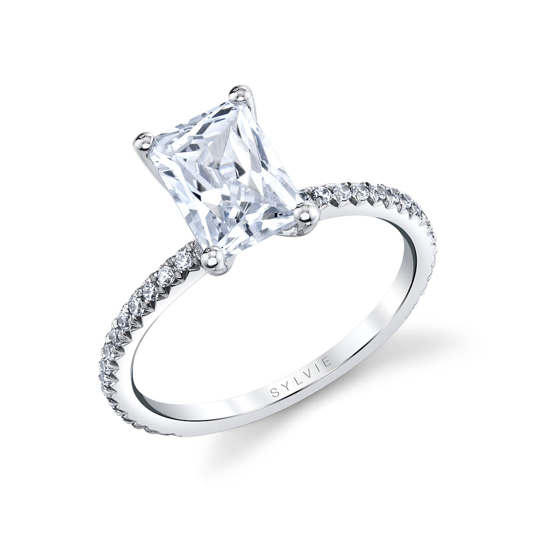 Sylvie Adorlee S1093-PL-RA Engagement Ring | King Jewelers