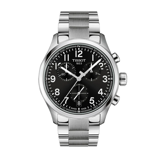 Tissot Chrono L Classic 42mm Black Dial Stainless Steel