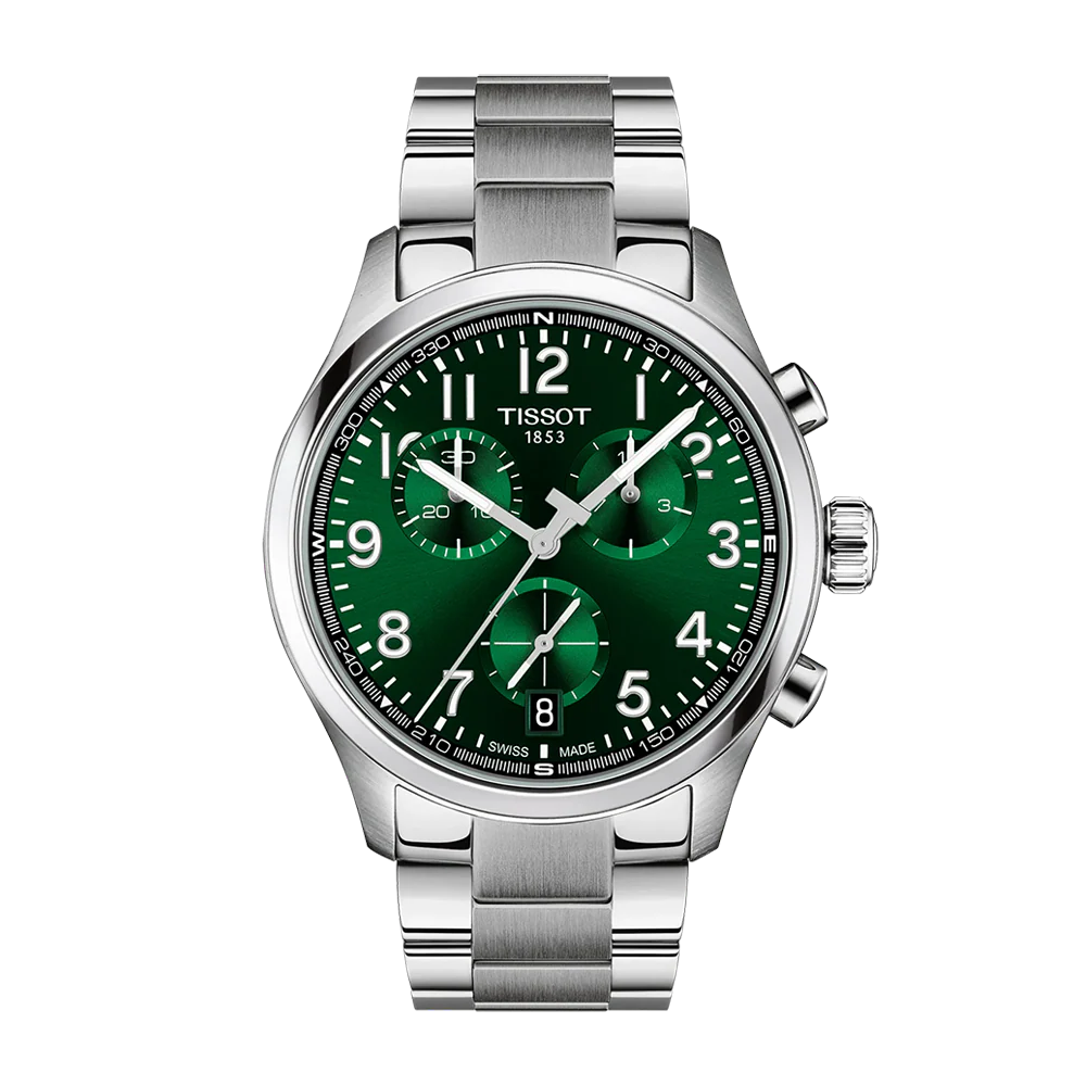 Tissot Chrono L Classic 42mm Green Dial Stainless Steel