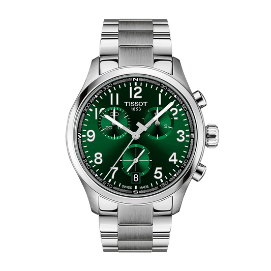 Tissot Chrono L Classic 42mm Green Dial Stainless Steel