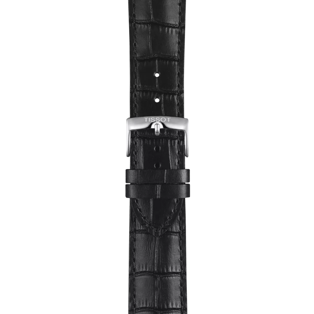 Tissot Chrono L Classic 42mm Black Dial Leather Strap