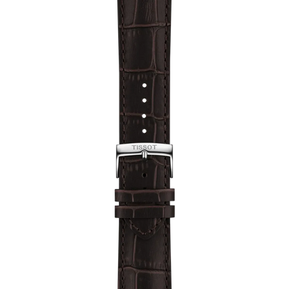 Tissot Chrono L Classic 42mm Green Dial Brown Leather Strap