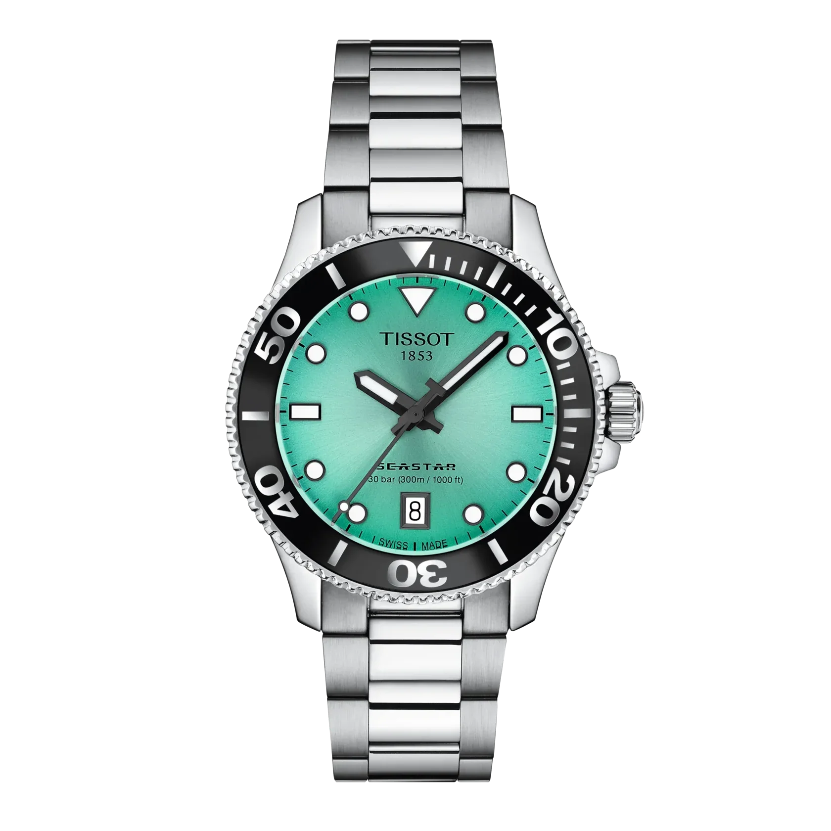 Tissot Seastar 1000 36mm Turquoise Dial Quartz Watch