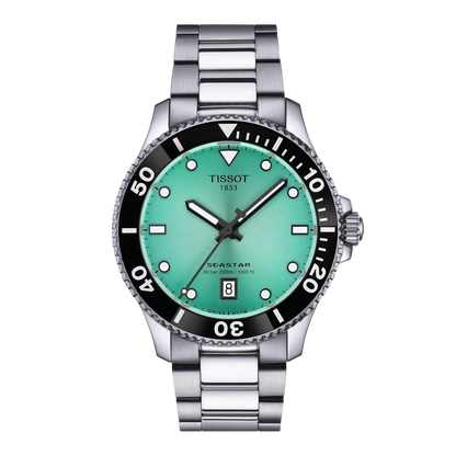 Tissot Seastar 1000 40mm Turquoise Dial Quartz Watch